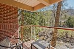This unit overlooks Roaring Fork River 
